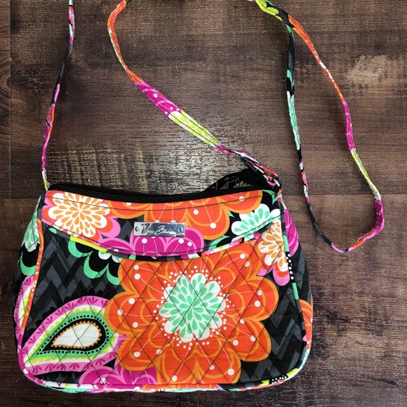 Vera Bradley Little Crossbody Bag - Ziggy Zinnia - Picture 4 of 8